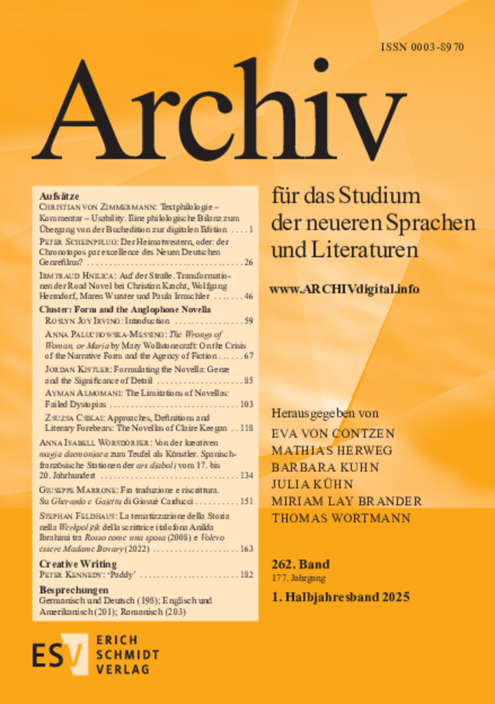 Cover von ARCHIV 2025/1