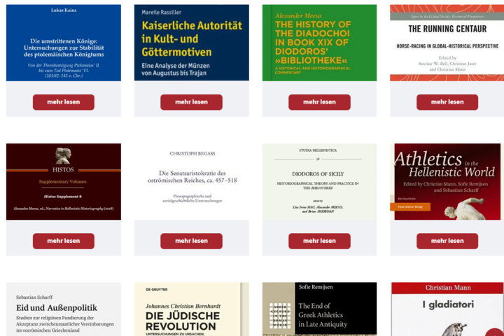 Screenshot der Seite „Lehrstuhlpublikationen"