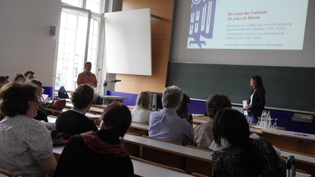 Vortrag während der Tagung