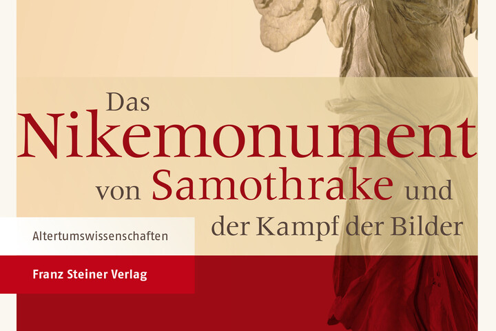 Ausschnitt des Buchcovers von „Das Nikemonumentum von Samothrake und der Kampf der Bilder" von Johannes Christian Bernhardt