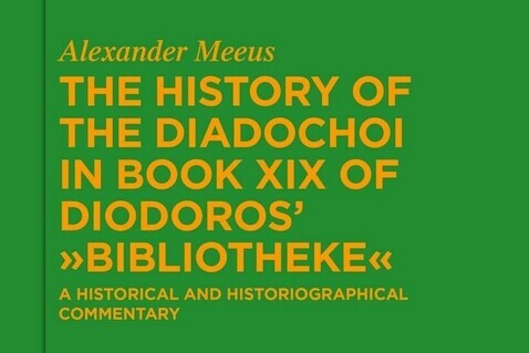 Ausschnitt des Buchcovers von „The History of the Diadochoi in book XIX of Diodoros' 'Bibliotheke'