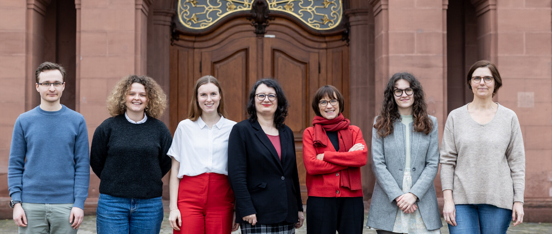 Teamfoto des Lehrstuhls für Mittelalterliche Geschichte