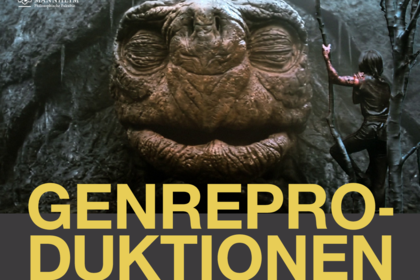 Plakat zur Tagung Genreproduktionen im deutschen Film, Rundfunk und Streaming