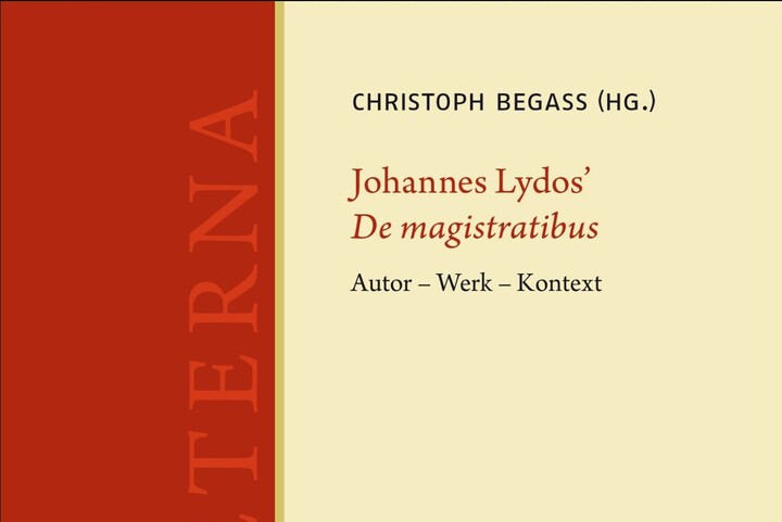 Ausschnitt des Buchcovers „Johannes Lydos' De magistratibus