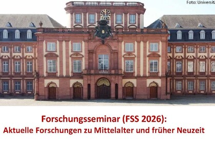 Programm des Forschungsseminars im FSS 2026