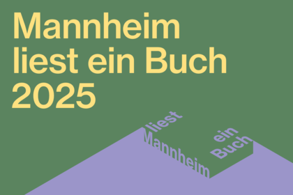 Poster zu Mannheim liest ein Buch 2025