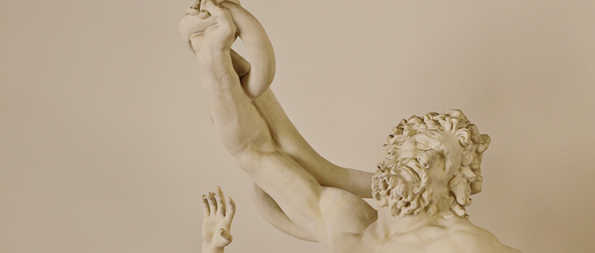 Bild von der Statue "Die Laokoon-Gruppe" aus dem Mannheimer Antikensaal. 