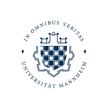 00_UM_Dachmarke_DE Das Siegel der Universität Mannheim mit dem Motto "In In omnibus veritas suprema lex esto".