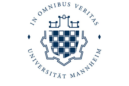 Das Siegel der Universität Mannheim mit dem Motto "In In omnibus veritas suprema lex esto". 