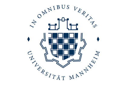 Das Siegel der Universität Mannheim mit dem Motto "In In omnibus veritas suprema lex esto". 