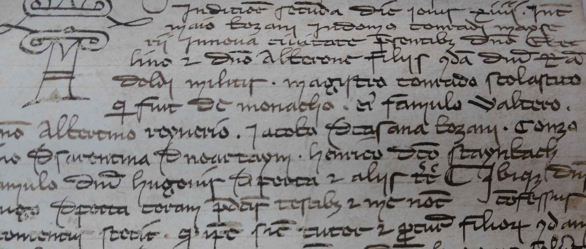 Mittelalterliches Manuskript. 