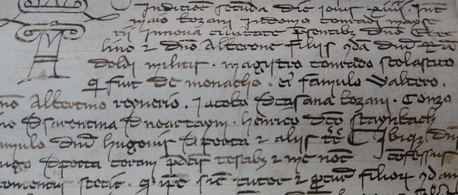 Mittelalterliches Manuskript.