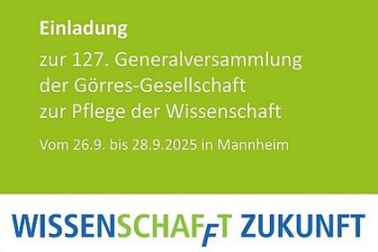 Cover des Programms der 127. Jahrestagung der Görres-Gesellschaft 2025 in Mannheim