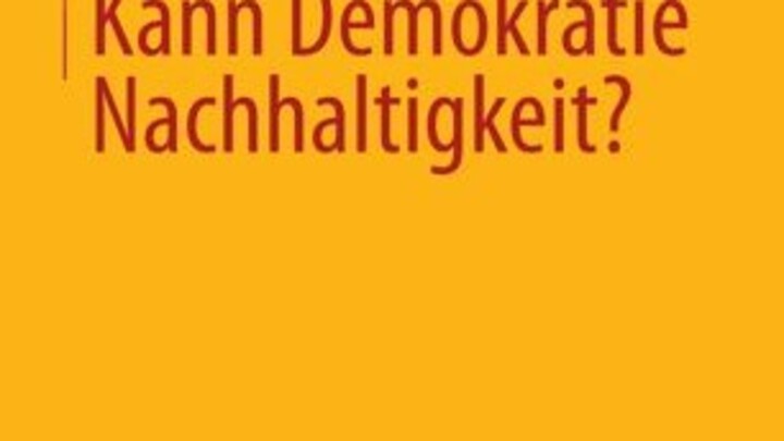Titelseite von Bernward Gesang (Hrsg.): "Kann Demokratie Nachhaltigkeit?"