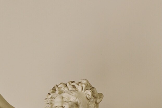 Ausschnitt eines Bildes von der Statue "Die Laokoon-Gruppe" aus dem Mannheimer Antikensaal. 