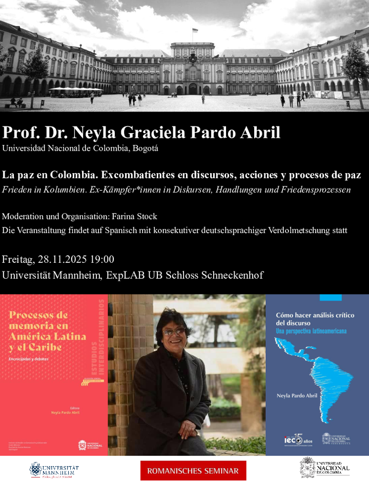 Plakat für Gastvortrag 