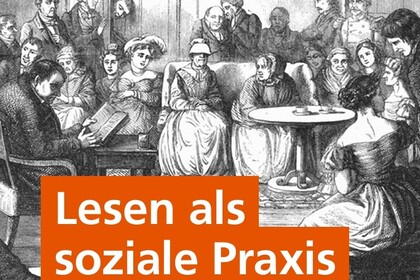 Plakat für den Workshop LESEN ALS SOZIALE PRAXIS