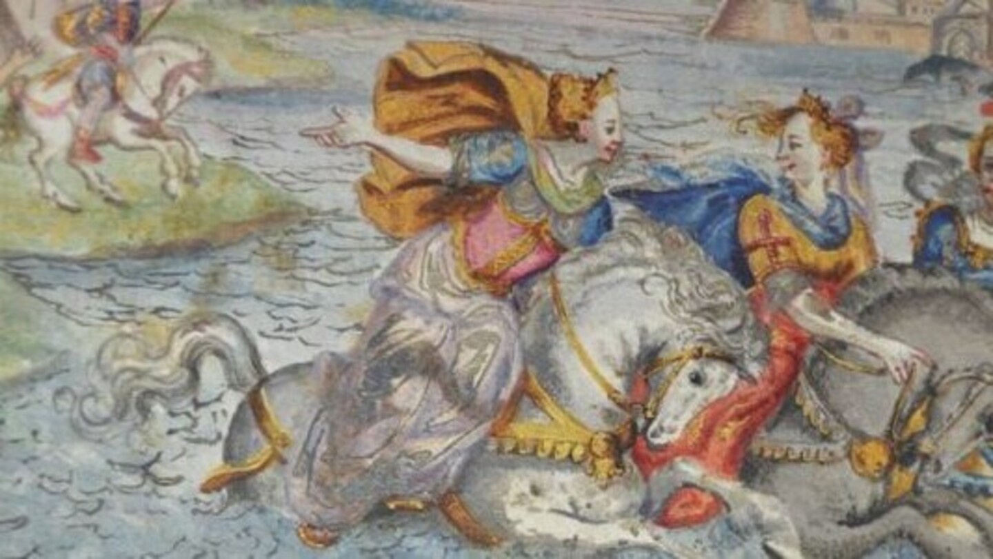 Ausschnitt aus einer Handschrift der Stadtbibliothek Ulm