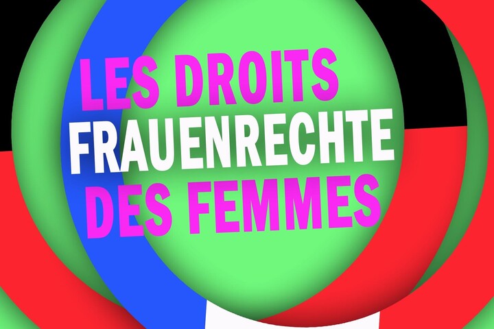Plakat "Les droits des femmes"